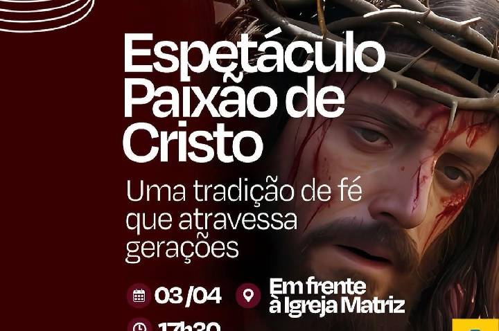 Extremoz realiza espetáculo “Paixão de Cristo” nesta sexta-feira (03)