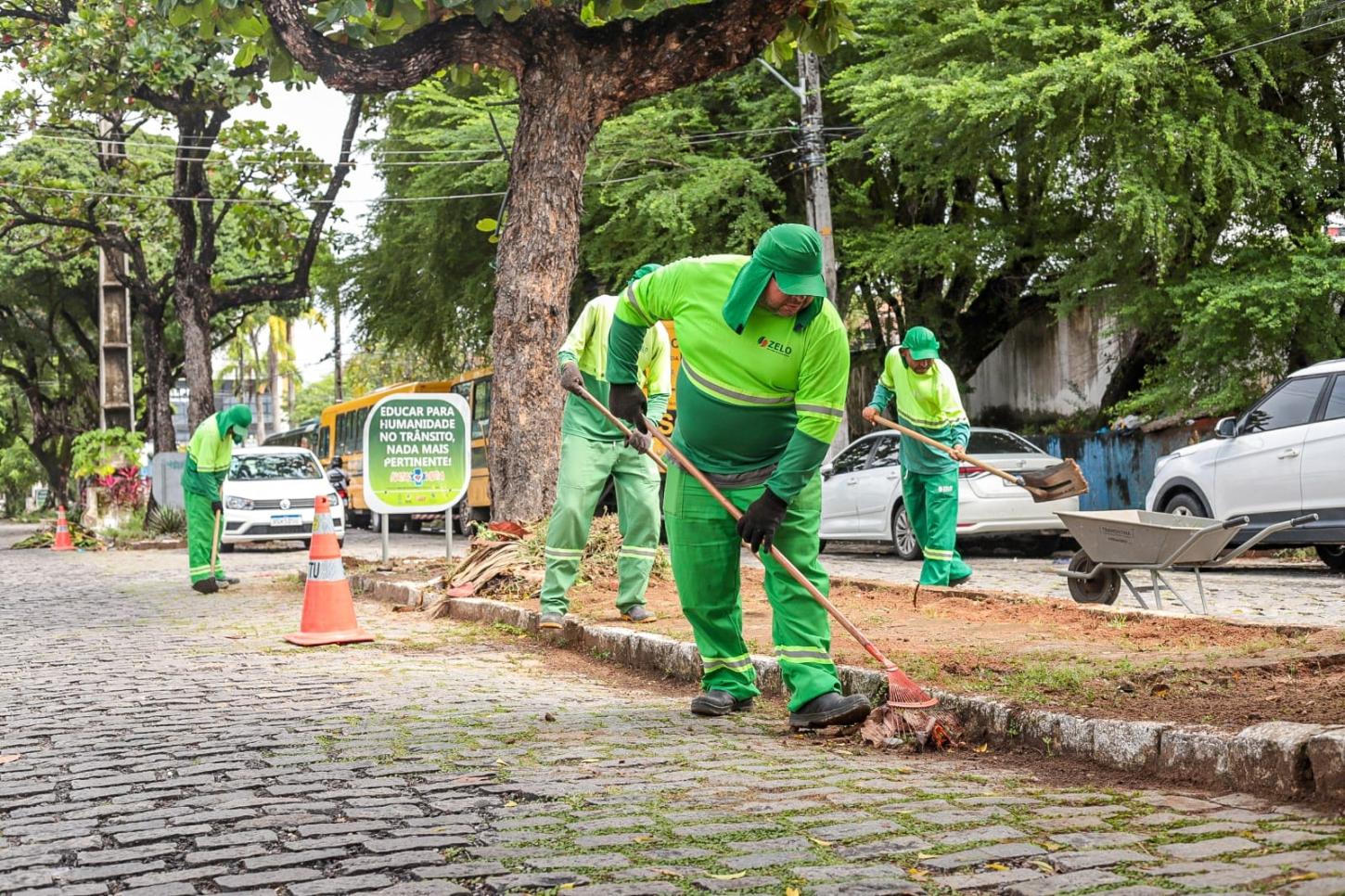 Prefeitura do Natal realiza mutirão de limpeza para o Desfile de 7 de Setembro