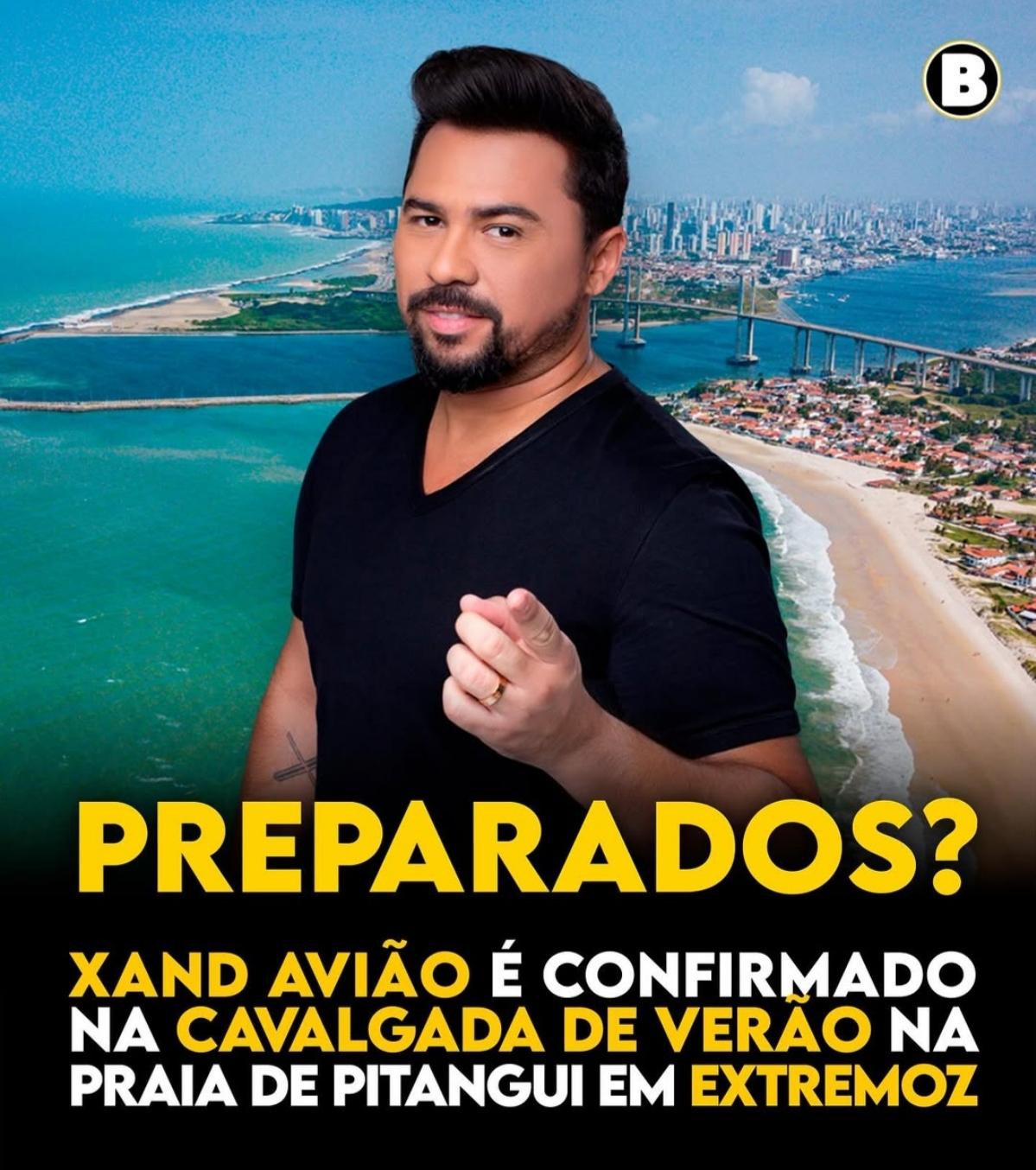 Xand Avião é atração confirmada na Cavalgada de Verão em Extremoz