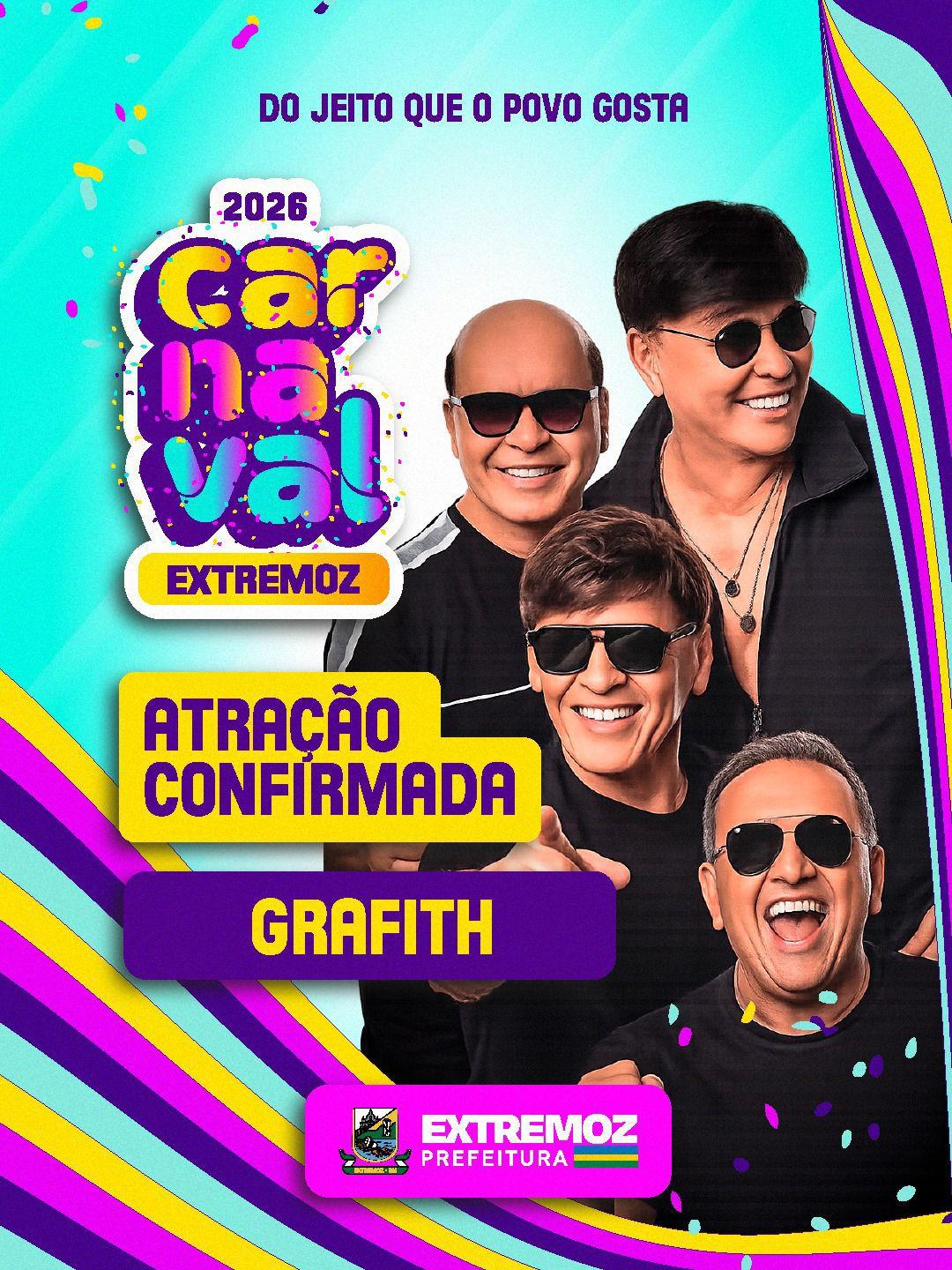 Carnaval de Extremoz 2026 confirma atrações e promete festa diversa “do jeito que o povo gosta”