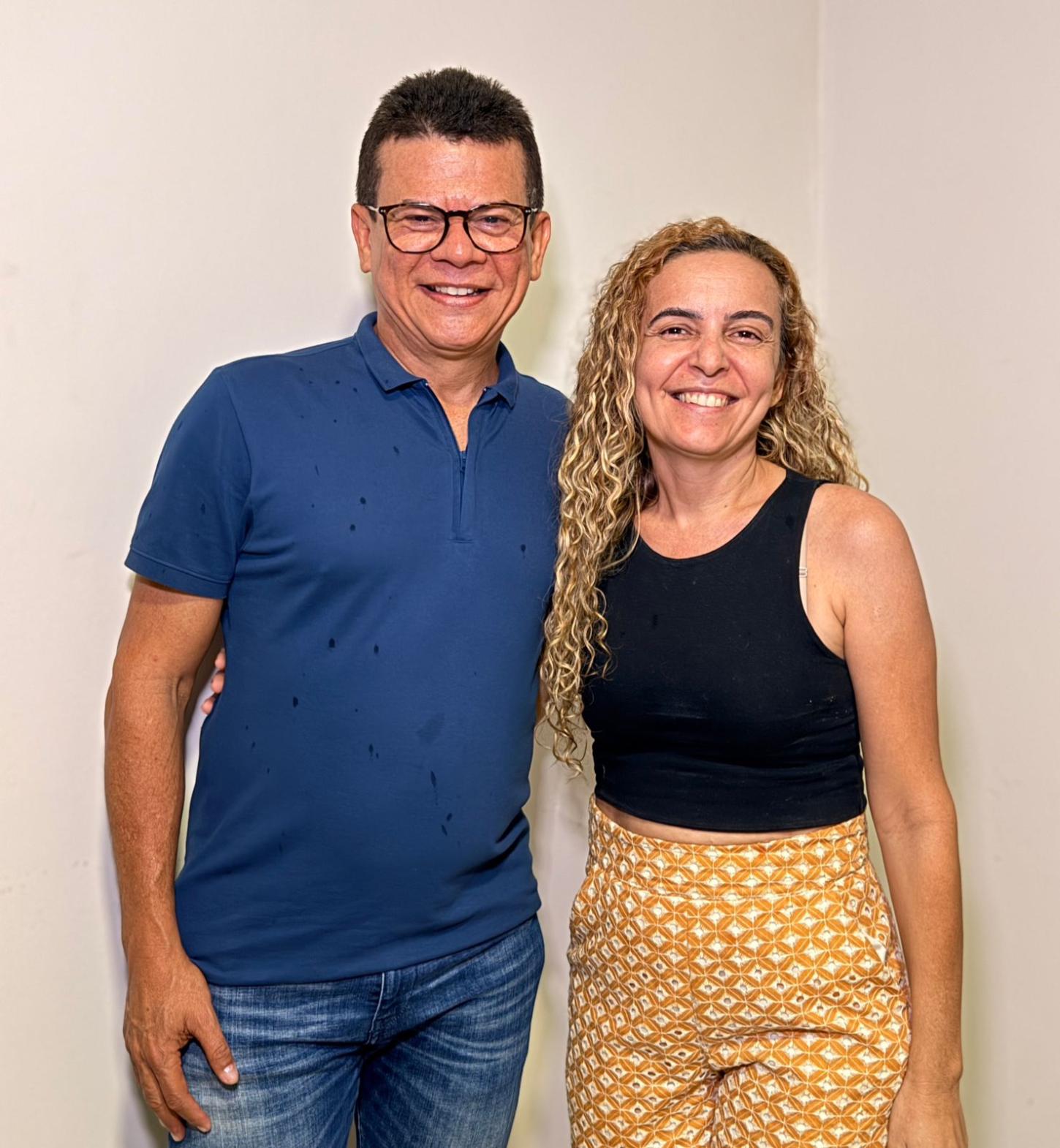 Juninho Saia Rodada recebe apoio de Lília Holanda em Campo Grande-RN