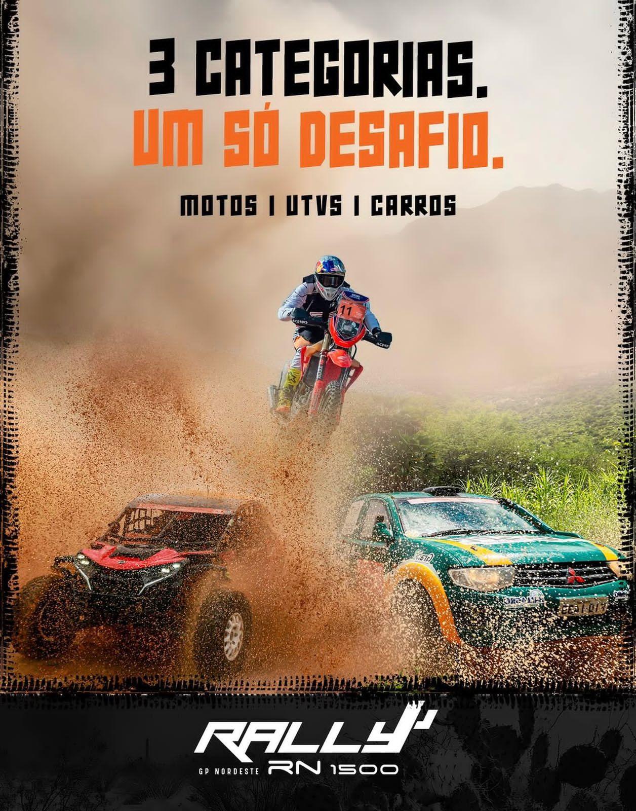 Extremoz recebe Rally RN 1500 nesta segunda com largada na praia de Pitangui*