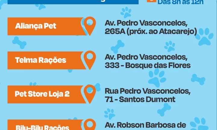Prefeitura de Extremoz divulga cronograma da Campanha de Vacinação Antirrábica 2026